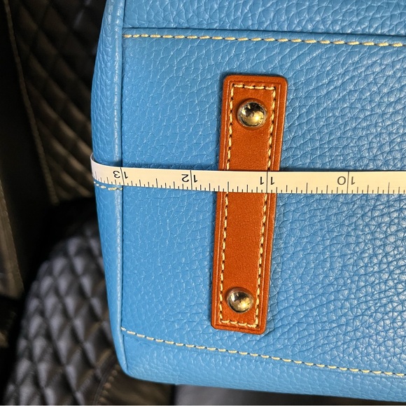 - Dooney & Bourke tote handbag Chelsea blue. Pebble l… - Picture 8 of 11